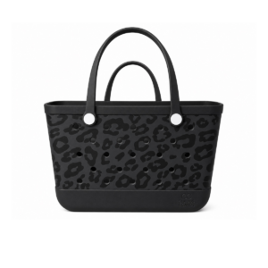Black Leopard Print C&C Bag